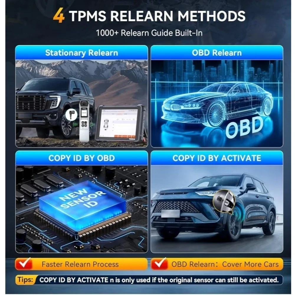 THINKCAR ThinkScan 689BT Full TPMS Combo + VENU iPRO + 4 VENU 5 Sensors Kit OBD2
